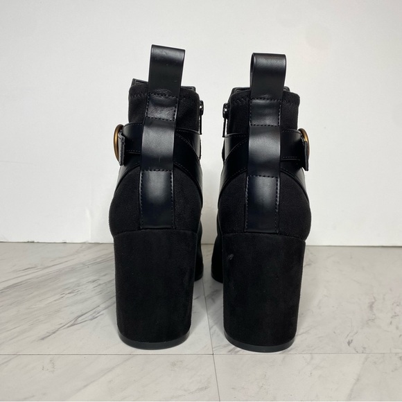 New! Vionic Tenley Black Heeled Bootie 9 - Picture 3 of 15